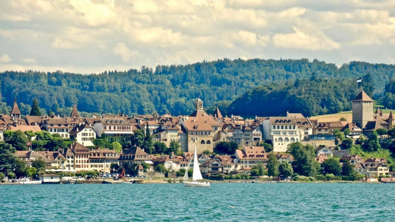 Ferienwohnung The Old Town Flat Murten Exterior foto